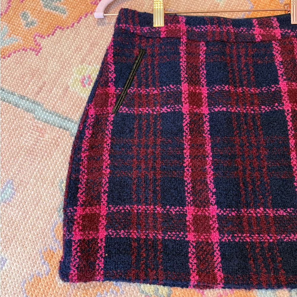 CUTEST pink plaid skirt